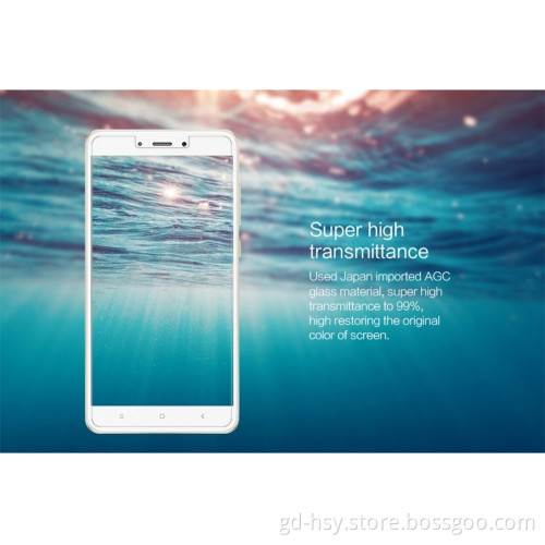HUYSHE tempered glass for xiaomi red mi note 4 screenprotector for redmi note4